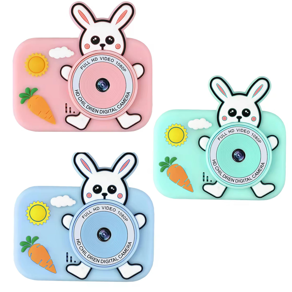 Vista 3 de Cámara De Fotos Y Videos Para Niños - COLOR: Azul